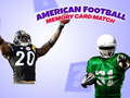 Mchezo American Football Memory Card Match