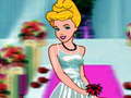 Mchezo Cinderella Wedding Dressup