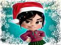 Mchezo Vanellope Von Schweetz Christmas Dress Up