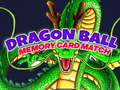Mchezo Dragon Ball memory card match