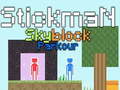 Mchezo Stickman Skyblock Parkour