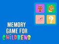 Mchezo Memory Game for Childrens