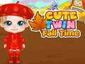 Mchezo Cute Twin Fall Time