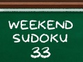 Mchezo Weekend Sudoku 33