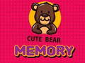 Mchezo Cute Bear Memory