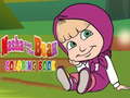 Mchezo Masha and the Bear Coloring Book