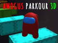 Mchezo Amog Us parkour 3D