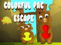 Mchezo Colorful Pac Escape