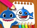 Mchezo Baby Shark Coloring Book
