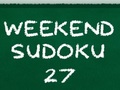 Mchezo Weekend Sudoku 27