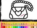 Mchezo Girls Bag Coloring Book