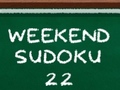 Mchezo Weekend Sudoku 22 