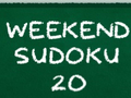 Mchezo Weekend Sudoku 20