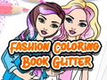 Mchezo Fashion Coloring Book Glitter
