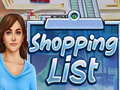 Mchezo Shopping List 
