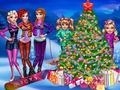 Mchezo Princesses Christmas tree