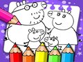 Mchezo Peppa Pig Coloring Book