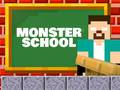 Mchezo Monster School: Roller Coaster & Parkour