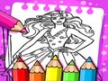 Mchezo Barbie Coloring Book 