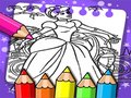 Mchezo Cinderella Color Book