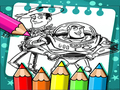 Mchezo Toy Story Coloring Book 