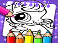 Mchezo Littlest Pet Shop Coloring Book