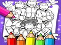 Mchezo Ninja Turtle Coloring Book