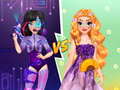 Mchezo Princesses Cyber Robot vs Nature