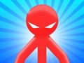 Mchezo Red Stickman vs Monster School