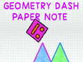 Mchezo Geometry Dash Paper Note