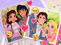 Mchezo Princess Double Date