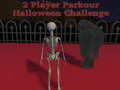 Mchezo 2 Player Parkour Halloween Challenge