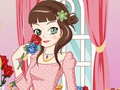 Mchezo Flower Shop Girl Dress up