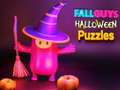 Mchezo Fall Guys Halloween Puzzle