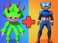 Mchezo Merge Master: Poppy & Glamrock
