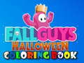 Mchezo Fall Guys Halloween Coloring Book