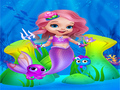 Mchezo Cute Mermaid Girl Dress Up 