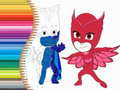 Mchezo Coloring Book for PJ Masks