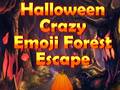 Mchezo Crazy Emoji Forest Escape 