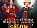 Mchezo Halloween Salon