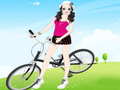 Mchezo Bicycle Girl Dressup