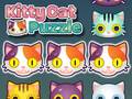 Mchezo Kitty Cat Puzzle