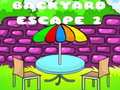 Mchezo Backyard Escape 2