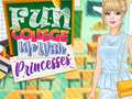 Mchezo Fun College Life with Princesses