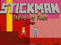 Mchezo Stickman Steve vs Alex Nether