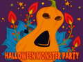 Mchezo Halloween Monster Party Jigsaw
