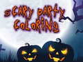 Mchezo Scary Party Coloring