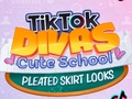 Mchezo TikTok Divas Cute School Pleated Skirt Looks