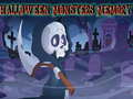 Mchezo Halloween Monsters Memory