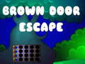 Mchezo Brown Door Escape